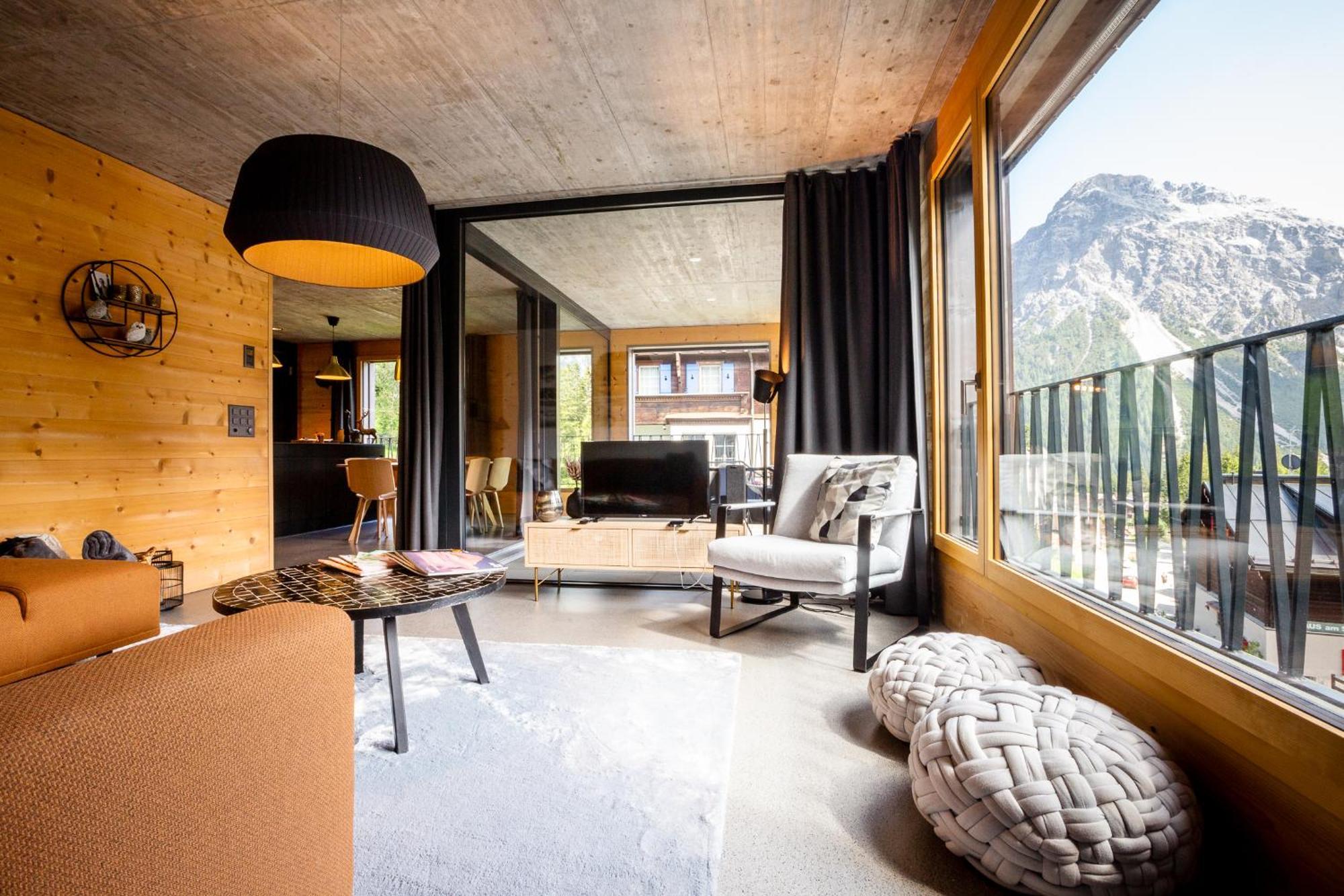 Haus Burgermeister Wohnung Aelplihorn أروسا المظهر الخارجي الصورة